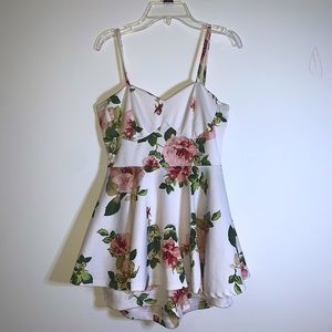 This is a mini dress with shorts underneath and a flowy skirt!